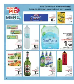 Volantino Spazio Conad | Extra Pagina 4: Birra Beck's €1,00, Vino Tavernello €1,60
