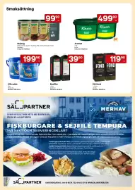 Snabbgross reklamblad Sida 7: Lithells köttfond €119,90, Basilika €39,90