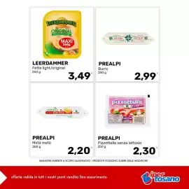 Volantino Iper Tosano settimana 43 Pagina 1: Leerdammer Fette light/original €3,49, Prealpi Metà metà €2,20