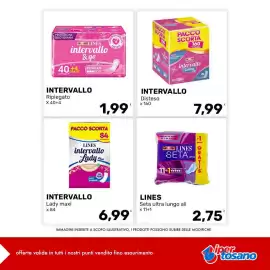 Volantino Iper Tosano settimana 43 Pagina 8: Lines intervallo Lady Plus €6,99, Intervallo Cotton Soft €7,99