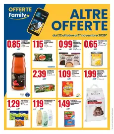 Volantino Eurospin Pagina 12: Pronti in 2 minuti Riso Integrale €0,99, Membo Kids Snacker gusto classico €1,09