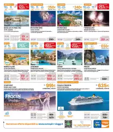 Volantino Eurospin Pagina 19: Ischia (NA) Castiglione Village €240,00, World of Frozen Disneyland Paris €991,00