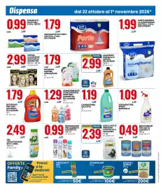 Volantino Eurospin Pagina 6: Crocchette premium con pollo e tacchino €2,39, Candeggina delicata Dexal €1,19