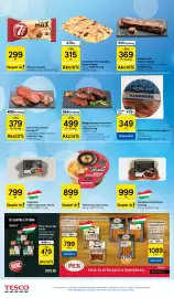 Tesco akciós újság hét 43 Oldal 18: Mangalica parasztkolbász €499,00, Hajnal Hús turista €379,00