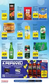 Tesco akciós újság hét 43 Oldal 24: Mogyi Mexi Corn szósz €1.199,00, Tuborg green világos sör €2.979,00
