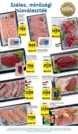 Tesco akciós újság hét 43 Oldal 3: Goldenfood friss kacsacomb és bőrös mellfilé €3.199,00