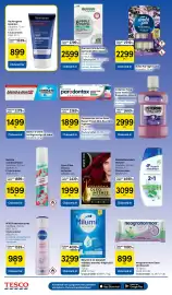 Tesco akciós újság hét 43 Oldal 8: Listerine total care teeth protection €2.999,00, Garnier pattenás elleni tapasz €2.599,00