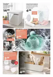Volantino In'S Mercato Pagina 19: Cesta portabiancheria pieghevole €4,99, Pouf contenitore con coperchio €14,99
