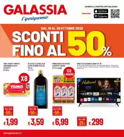 Volantino Galassia Pagina 1: Omino bianco detersivo lavatrice liquido €6,99