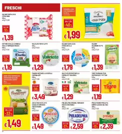 Volantino Galassia Pagina 12: Fior di Latte Vallelata €1,29, Galbani Santa Lucia Stracciatella €1,79