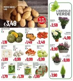 Volantino Galassia Pagina 5: Zucca delica verde €1,19, Funghi bianchi €1,89