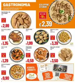 Volantino Galassia Pagina 8: Pane filone contadino con semi €3,50, Panini morbidi al cioccolato €0,59