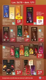 Folleto ALDI semana 44 Página 13: Moser Roth Chocolate extrafino €1,89, Moser roth chocolate negro €2,99