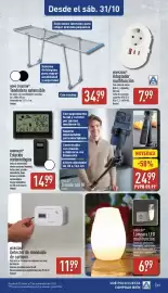 Folleto ALDI semana 44 Página 23: Casalux lámpara led multifunción €6,99, Workzone detector de monóxido de carbono €11,99