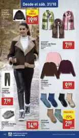 Folleto ALDI semana 44 Página 24: UP2FASHION Calcetines €2,99, Up2fashion bufanda con flecos €7,99