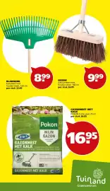 Tuinland folder Pagina 5: BEZEM €9,99, Pokon mijn gazon gazonmest met kalk €16,95