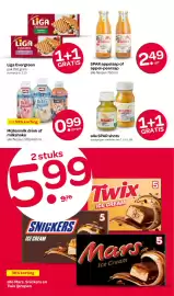 Spar folder Pagina 8: SPAR appelsap of appel-peersap €2,49, Müllermilk drink of milkshake €0,99