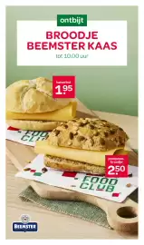 Spar folder Pagina 9: ontbijt BROODJE BEEMSTER KAAS tot 10.00 uur FOO CL BEEMSTER PREMIUM BEEMSTER KAAS kaiserbol 195