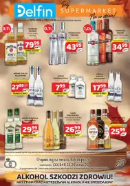 Delfin gazetka | Alkohole Strona 1: Wino czerwone Vermouth Martini rosso €34,99, Wódka Żubrówka Biała €7,99