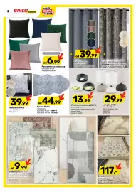 Bricomarche gazetka Strona 2: Lampka LUCI €29,99, Zasłona €39,99