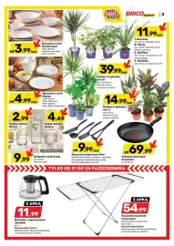 Bricomarche gazetka Strona 3: Naczynia z serii Bianco €4,99, Kubek szklany Renee €2,99