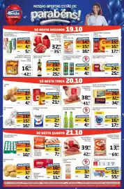 Folheto Tenda Atacado Página 1: Sadia - linguiça toscana congelada pacote €69,95, Select - batata palito congelada €17,99
