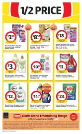 Coles catalogue week 43 Page 9: 1/2 PRICE N°1 FLOWER Bref $3.50 SAVE $3.50 WAS $7 POWER ACTIVE Bref In The Bowl 42g-50g or