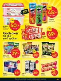 DollarStore annonsblad vecka 43 Sida 15: Funlab halloweengodis €30,00, Red Bull Energidryck €65,00