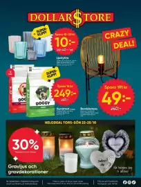 DollarStore annonsblad vecka 43 Sida 16: Ljuslykta €10,00