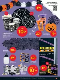 DollarStore annonsblad vecka 43 Sida 3: Sugrörsmugg €40,00, Glasburk €69,00