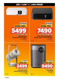 Power reklamblad vecka 43 Sida 10: Xgimi smart projektor €9.490,00, Epson 4k pro uhd portabel projektor €7.490,00