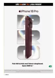 Power reklamblad vecka 43 Sida 12: Apple iPhone 18 Pro €949,00