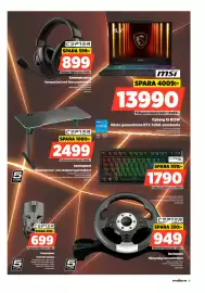 Power reklamblad vecka 43 Sida 23: Msi cyborg 15 b13w €13.990,00, Cepter Gamingmus €699,00