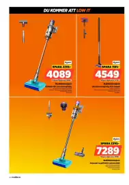 Power reklamblad vecka 43 Sida 28: Dyson skaftdammsugare €4.549,00, Dyson skaftdammsugare €4.089,00