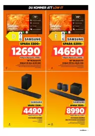 Power reklamblad vecka 43 Sida 3: Samsung 75" 4K Smart-TV €12.690,00, Samsung 85" 4K Smart-TV €14.690,00