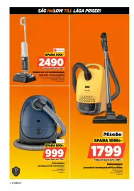 Power reklamblad vecka 43 Sida 30: Miele Dammssugare €1.799,00, Roborock sladdlös våt- och torrdammsugare €2.490,00