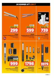 Power reklamblad vecka 43 Sida 33: Nooa varmluftsborste €1.798,00, BabyLiss Hårtork €999,00