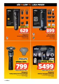 Power reklamblad vecka 43 Sida 34: Braun skäggtrimmer €629,00, Braun allt-i-ett-trimmer €899,00