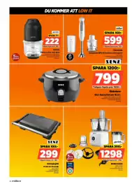 Power reklamblad vecka 43 Sida 36: Point hackare €222,00, Point matberedare €1.298,00