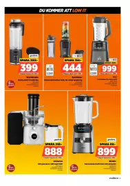 Power reklamblad vecka 43 Sida 37: Point juicepress €888,00, Point blender €899,00