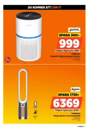 Power reklamblad vecka 43 Sida 41: Dyson luftrenare €6.369,00, Point luftrenare €999,00