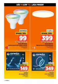 Power reklamblad vecka 43 Sida 42: Conecto neon strip rgbic 3 €349,00, Conecto led strip rgb 3m wifi €149,00