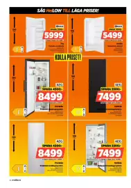 Power reklamblad vecka 43 Sida 48: Aeg kylskap €7.499,00, Aeg frysskap €8.499,00