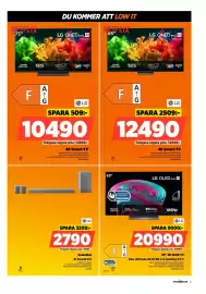 Power reklamblad vecka 43 Sida 5: LG 65" 4K OLED TV €20.990,00, LG 4K Smart-TV €12.490,00