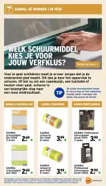 GAMMA folder Pagina 23: Gamma schuurrol grof k80 €3,99, Gamma schuurrol €3,99