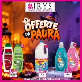 Volantino Irys Pagina 1: PALMOLIVE NEW IRYS SPAZIO CASA BELLEZZA OFFERTE PAPAURA 350 ML 3 LT PALMOLIVE ms 2,2 2=2 BRILLIANT