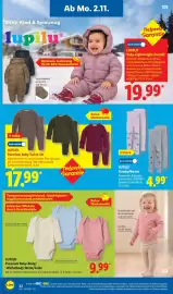 Lidl Prospekt woche 45 Seite 10: LUPILU Premium Baby-Body/-Wickelbody Wolle/Seide €9,99, LUPILU Strumpfhosen €4,99
