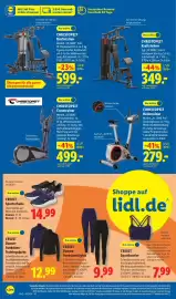 Lidl Prospekt woche 45 Seite 16: CHRISTOPEIT Kraftstation €599,00, CHRISTOPEIT Crosstrainer €499,00