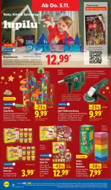 Lidl Prospekt woche 45 Seite 18: TREFL Bunter Holzturm €7,99, PLAY-DOH Knet-Set €12,99