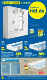 Lidl Prospekt woche 45 Seite 2: FAN 7-Zonen-Taschen-federkern-Matratze €209,00, LIVARNO Kaltschaummatratze €109,00